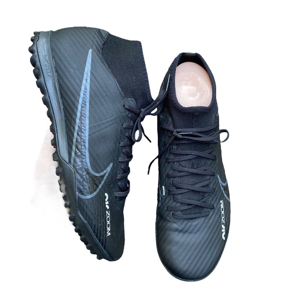 Nike Mercurial DJ5629-001 Zoom Superfly 9 Academy Turf Soccer Cleats Men's 8.5